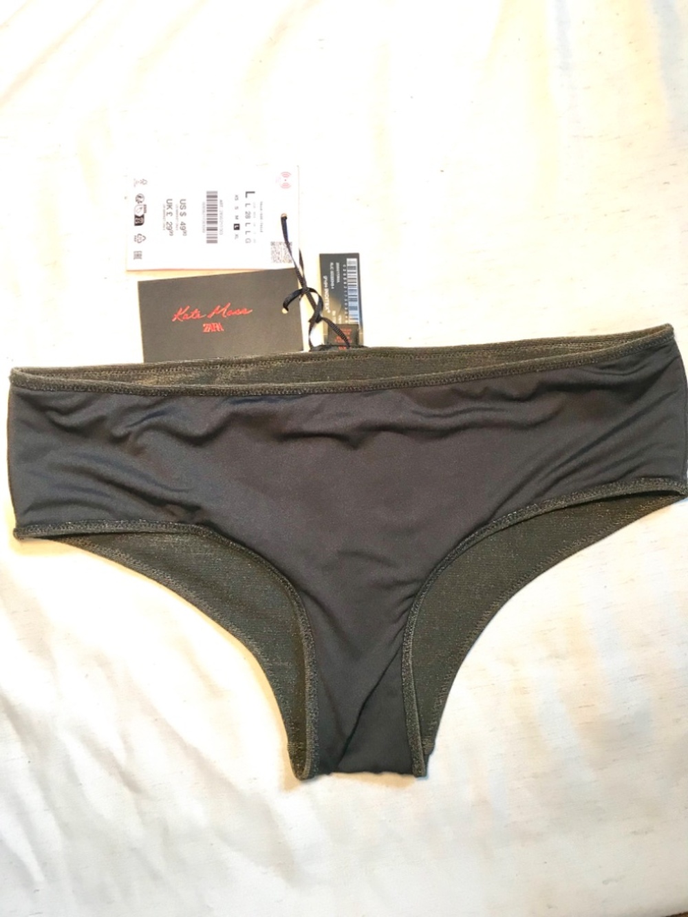 Zara x Kate Moss Sparkling Bikini Bottoms Special Collaboration Bobby Gillespie - Picture 7 of 10